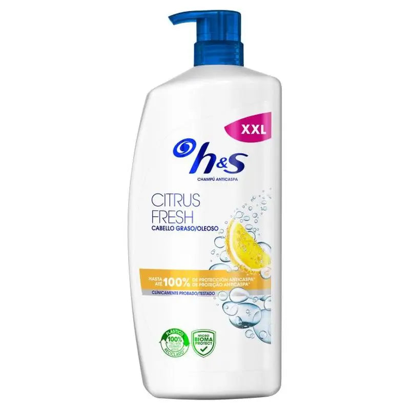 H&S Citrus Fresh Shampoo , 1000 ml