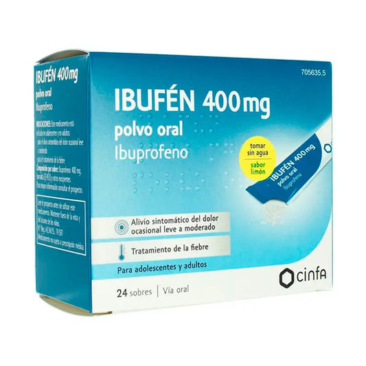 Ibufen 24 sobres Polvo Oral x 400 Mg