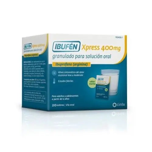 Ibufen Xpress 400 mg, 20 sachets granules for oral solution