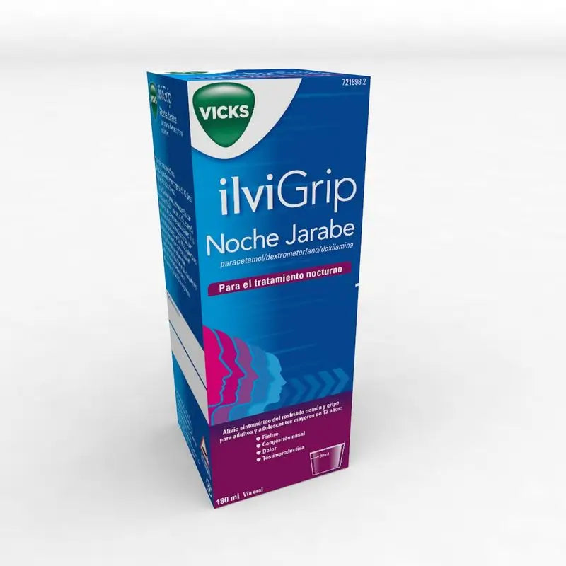 Ilvigrip Night Syrup, 180 ml