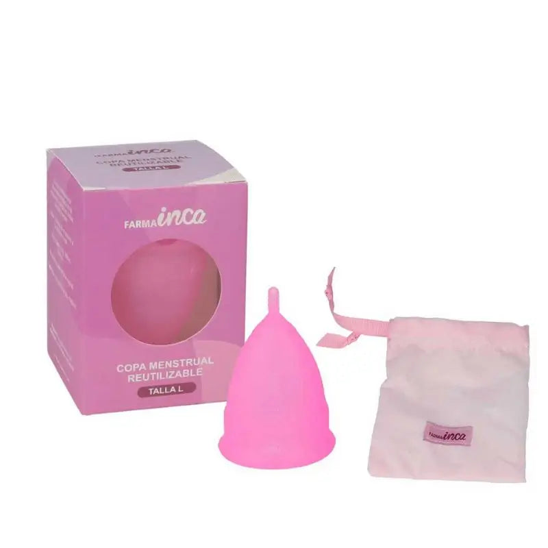 Inca Copa Menstrual Reutilizable Y Esterilizador Plegable Talla L