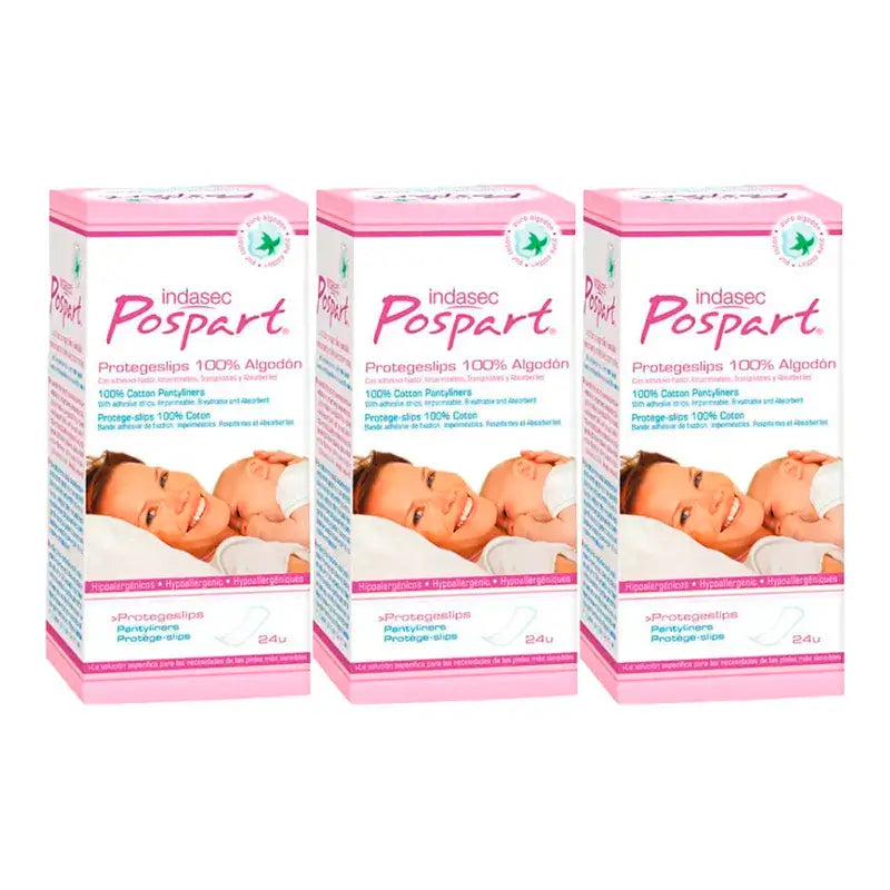 Indasec Pospart Protegeslip , 3 x 24 units