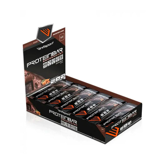 INFISPORT Protein barrita chocolate doble 24 unidades x 40 gr