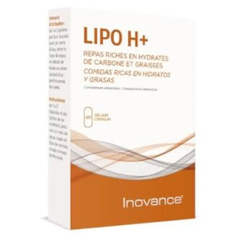 Inovance Lipo H+ 20 Cápsulas