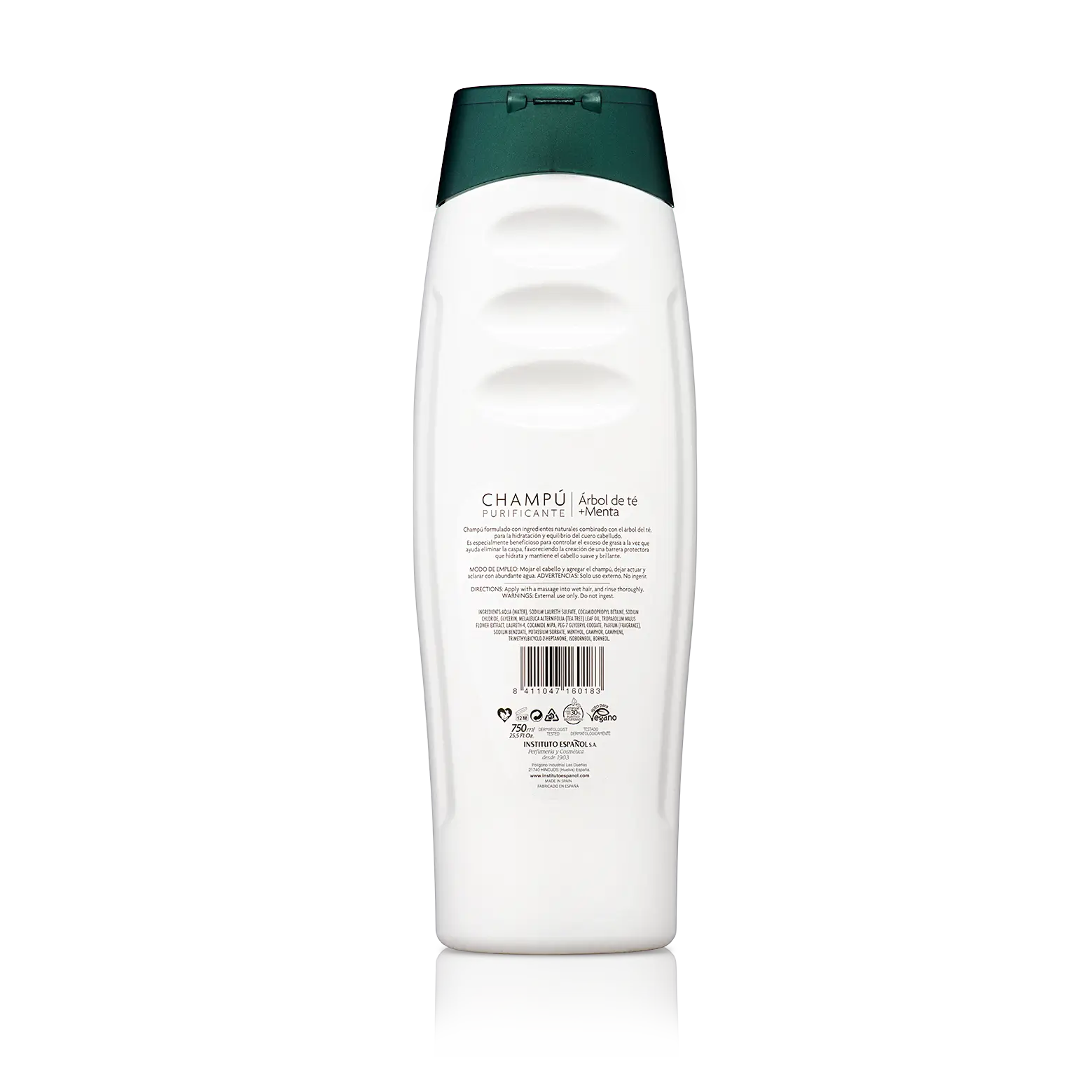 Instituto Español Tea Tree + Mint Shampoo - 750 Ml