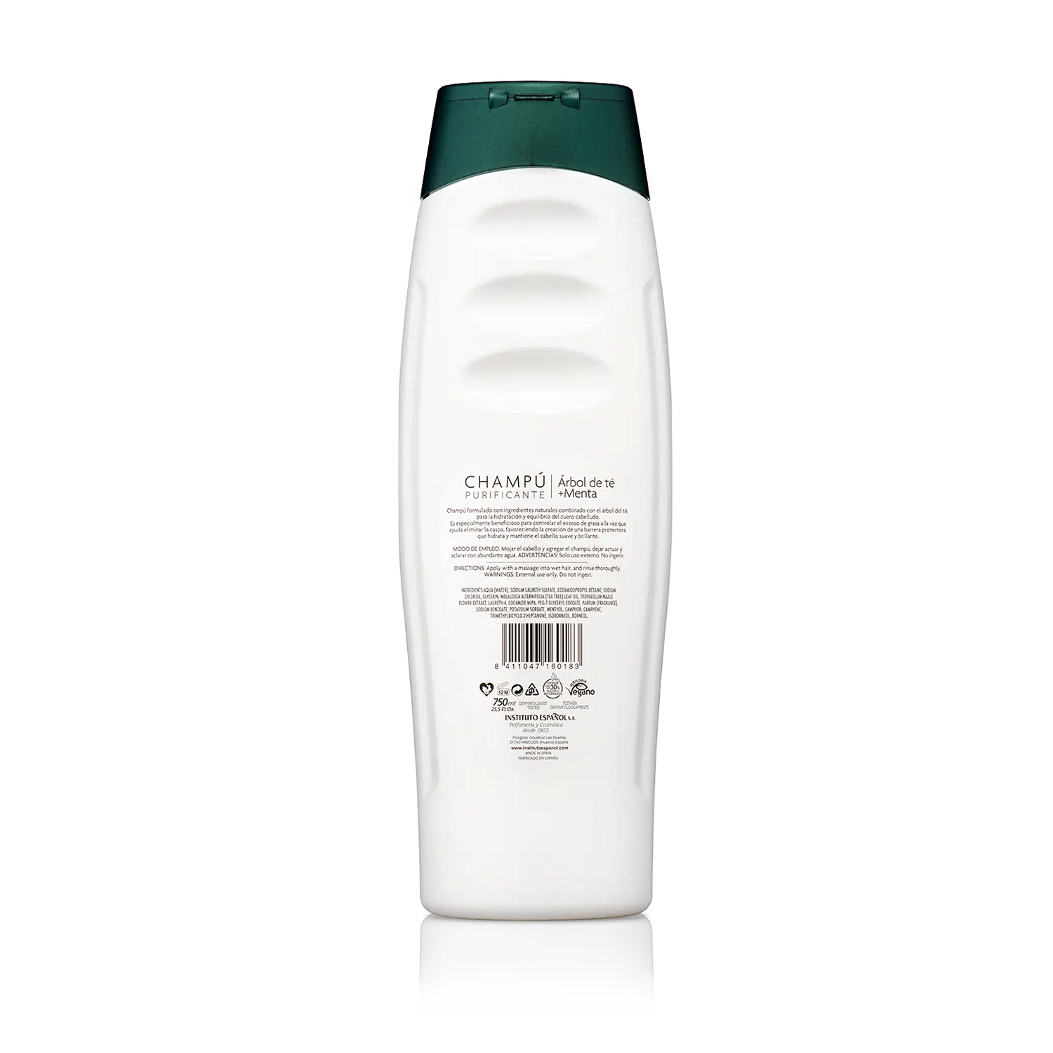 Instituto Español Tea Tree + Mint Shampoo - 750 Ml