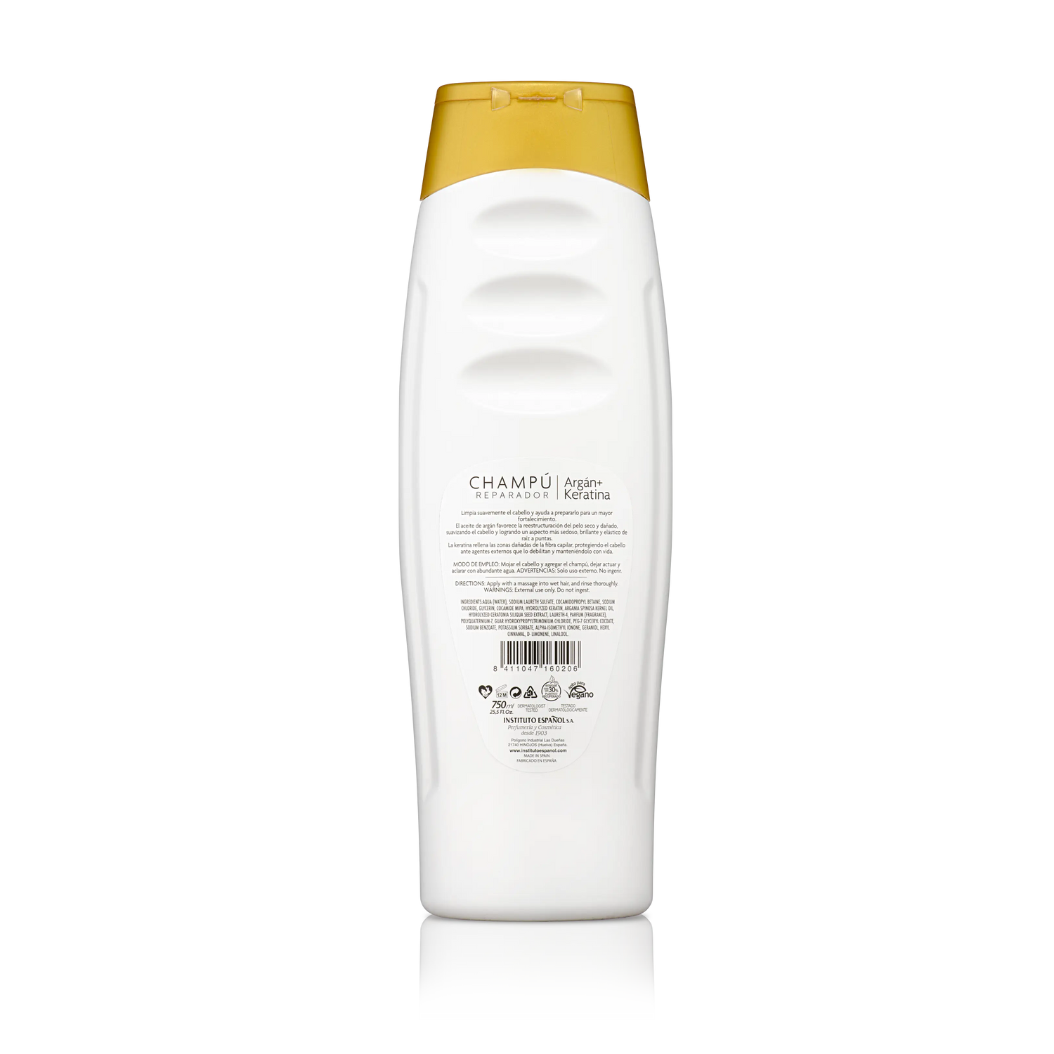 Instituto Español Argan + Keratin Shampoo - 750 Ml