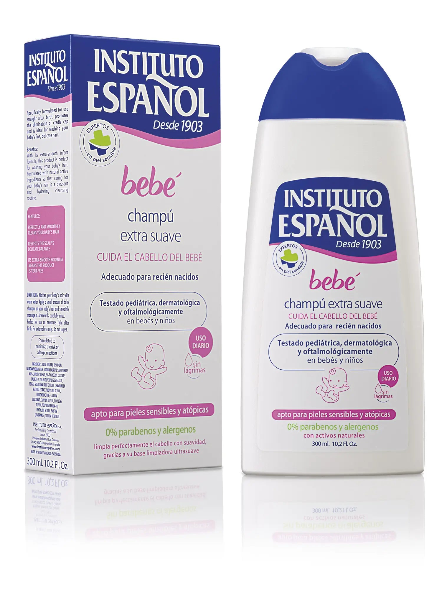 Instituto Español Extra Gentle Baby Line Shampoo - 300 Ml.