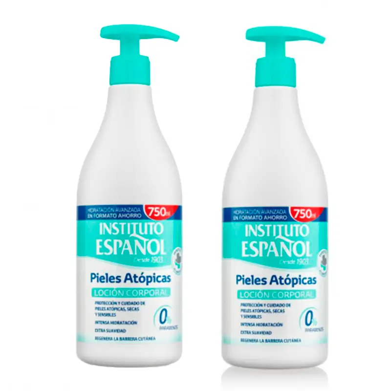 Instituto Español Atopic Skin Lotion Dispenser , 2 x 750 ml