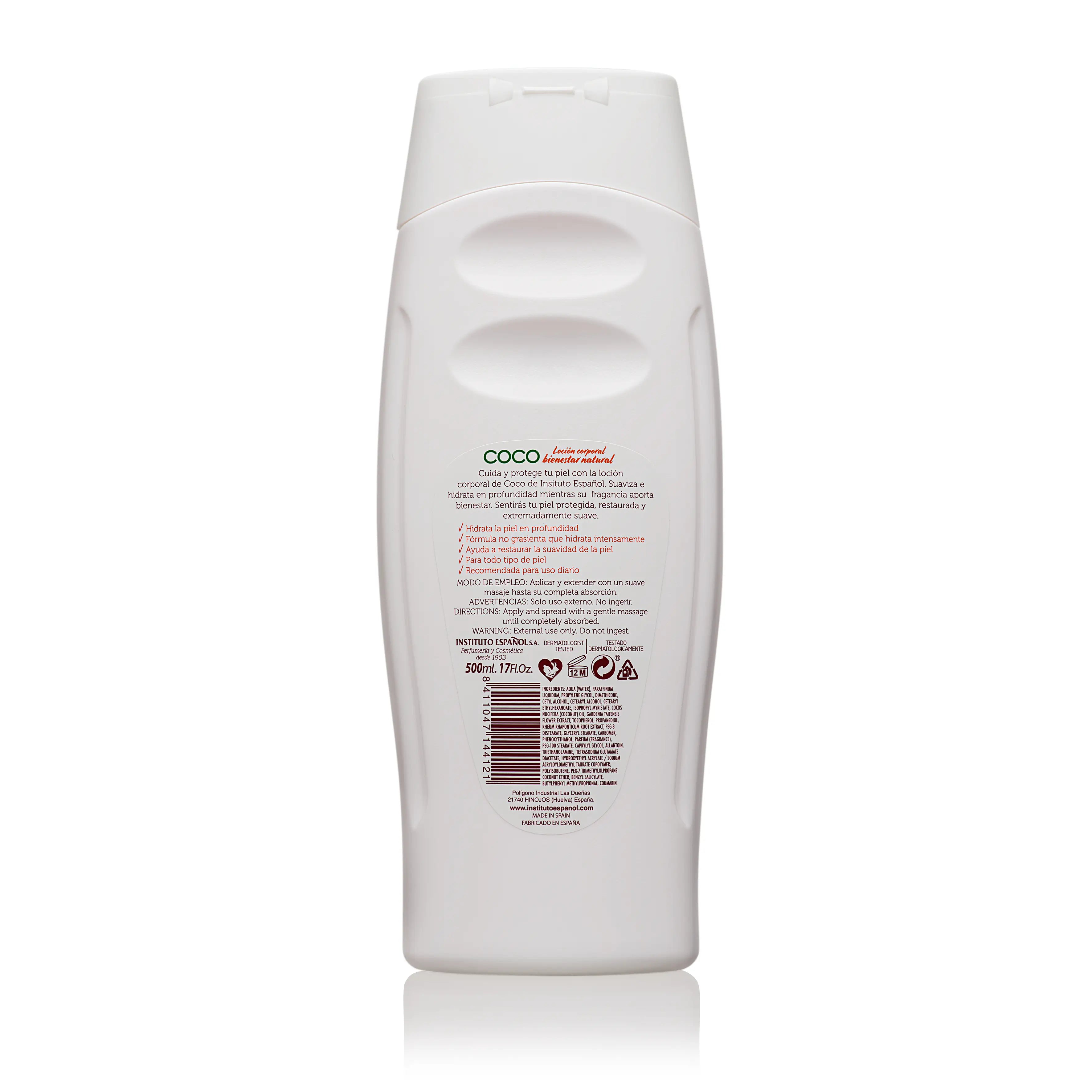 Instituto Español Coconut Lotion - 500 Ml.