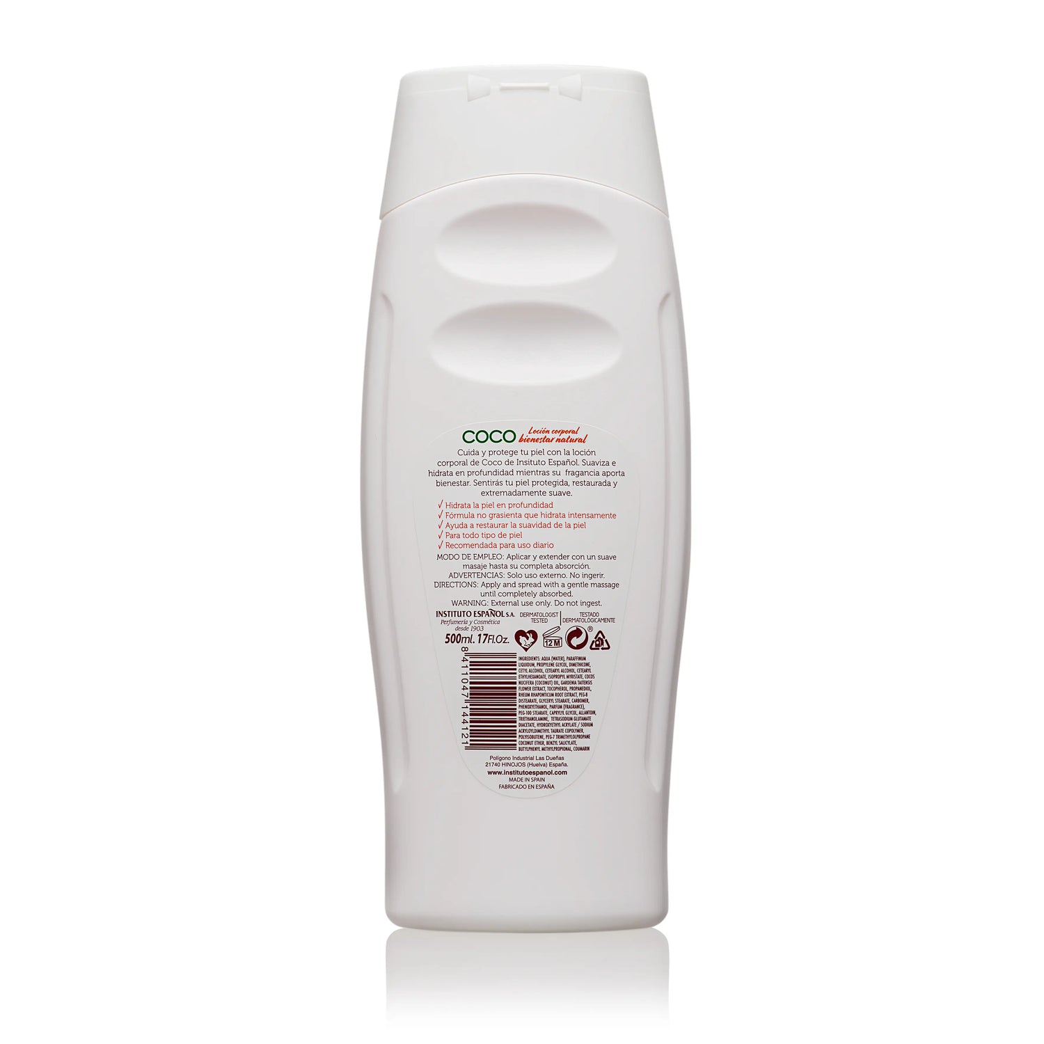 Instituto Español Coconut Lotion - 500 Ml.