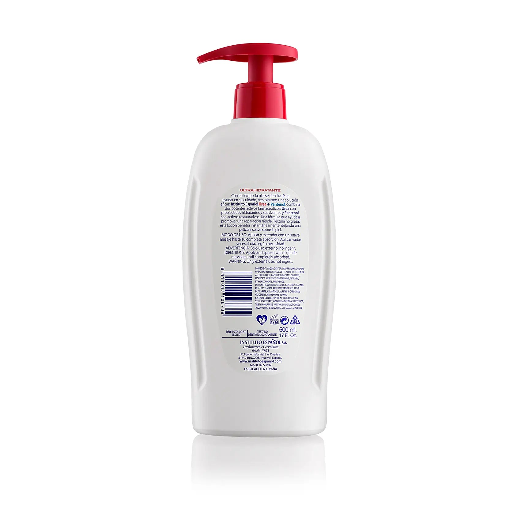 Instituto Español Urea + Panthenol Lotion - 500 Ml