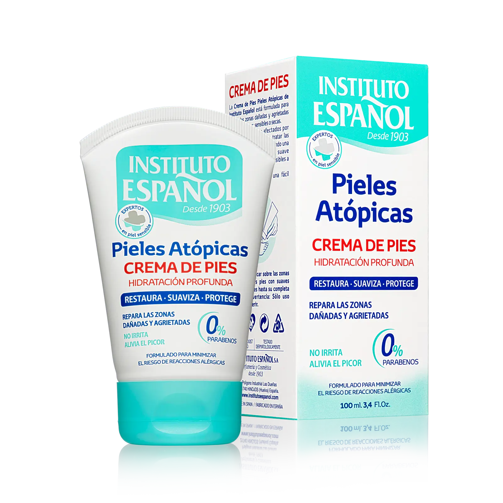 Instituto Español Atopic Skin Foot Cream Tube - 100 Ml