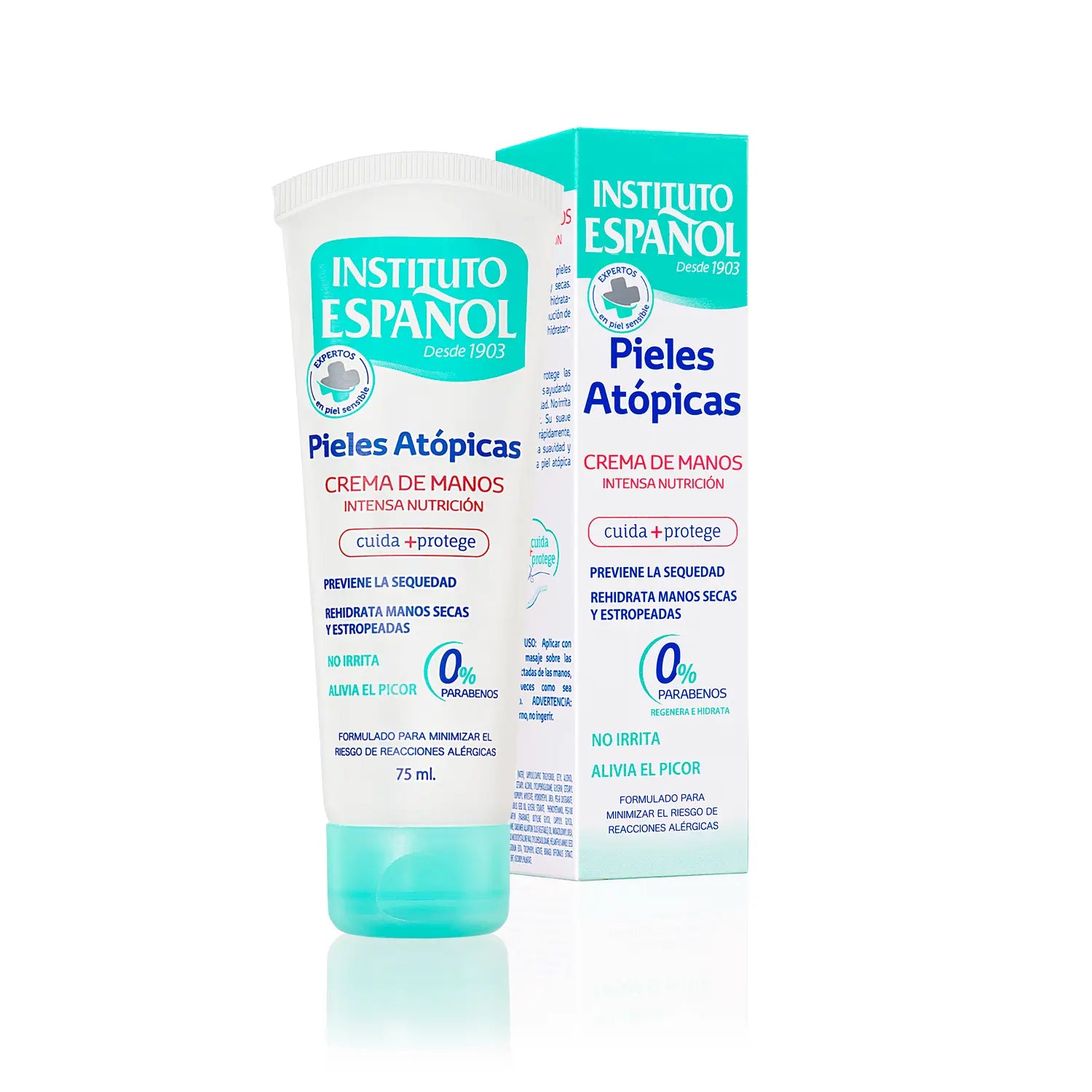 Instituto Español Packed Tube Atopic Skin Hand Cream 75 Ml