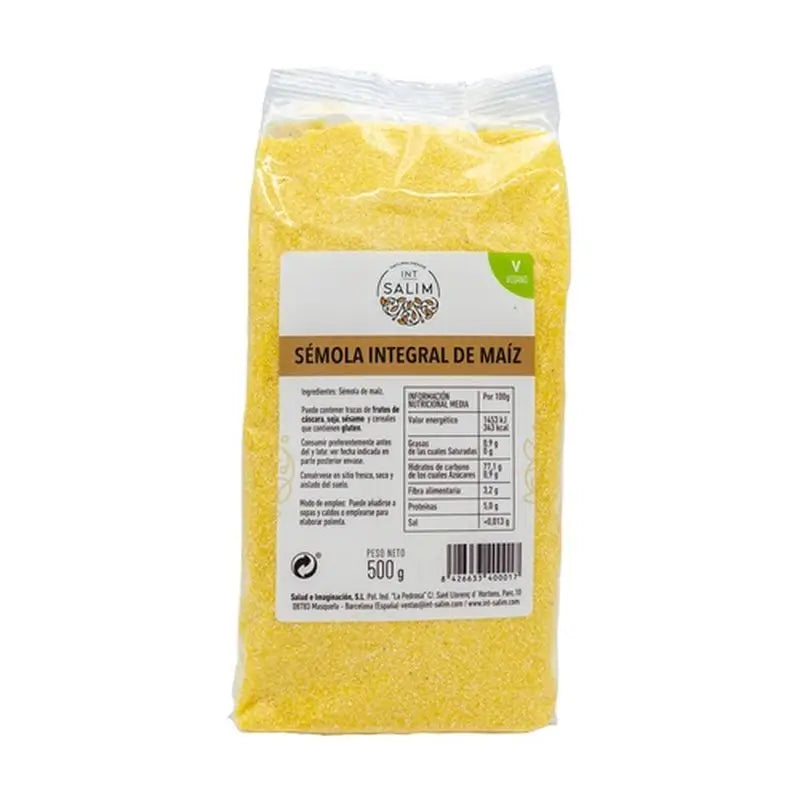 Int Salim Semolina De Maiz Integral (Polenta) 500Gr.