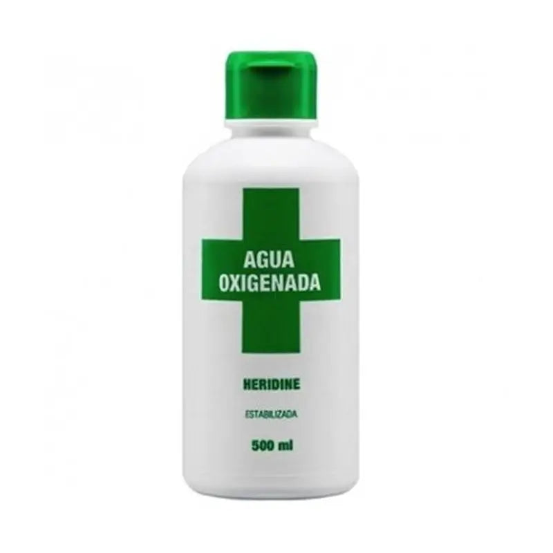 Interapothek Agua Oxigenada Heridine, 500 ml