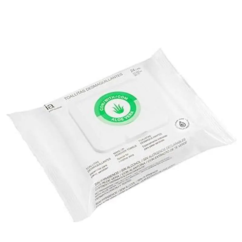 Interapothek Toallitas Desmaquillantes Aloe Vera, 24 unidades