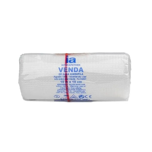 Interapothek Venda Gasa Hidrofila, 10X10cm