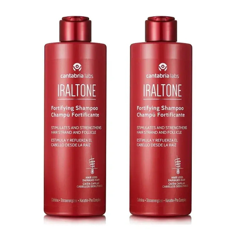 Iraltone Fortifying Shampoo, Pack 2 x 400 ml