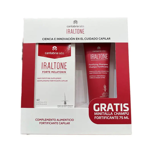 IRALTONE Pack Forte 60 capsules + Shampoo 75 ml