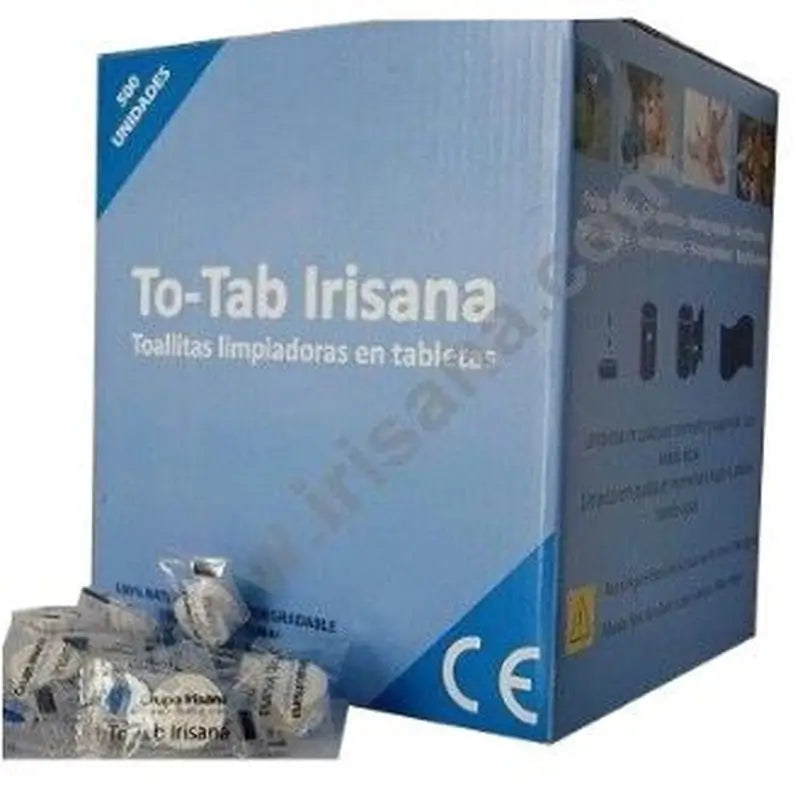 Irisana To-Tab Toallitas Limpiadoras Caja 500Ud. Ir56.500