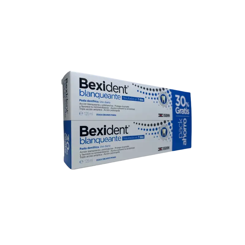 ISDIN Bexident Whitening Whitening Duplo Paste, 2x125ml