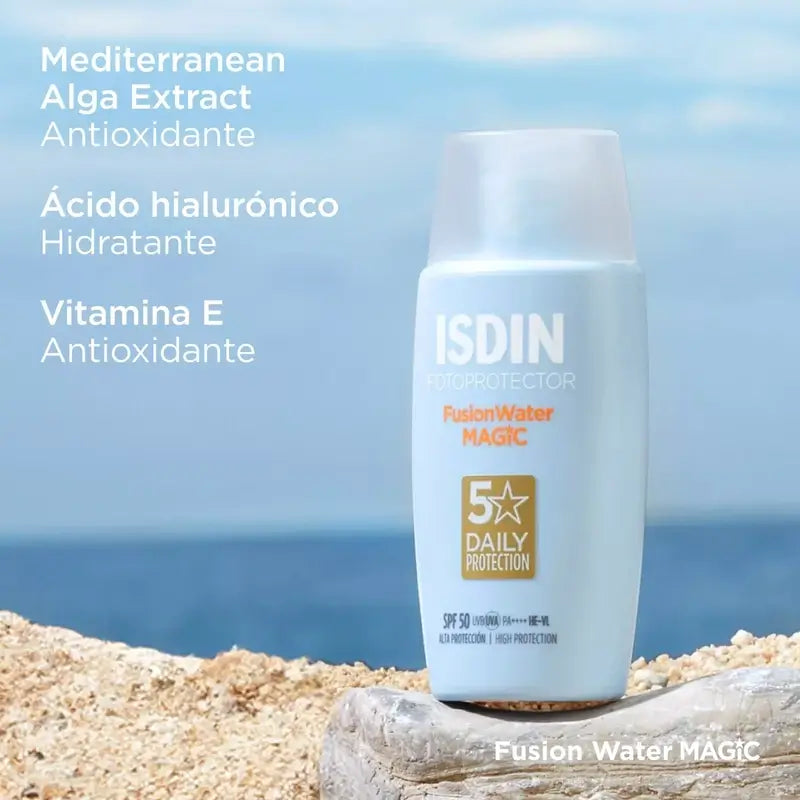 Isdin Fusion Water Magic Spf 50+ Sunscreen 2 x 50 Ml