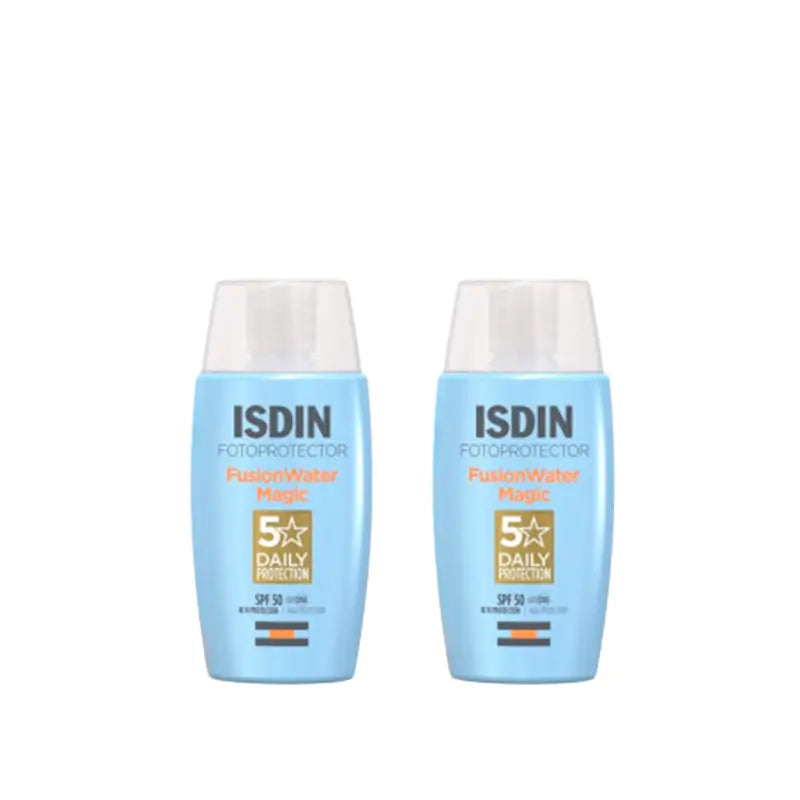 Isdin Fusion Water Magic Spf 50+ Sunscreen 2 x 50 Ml