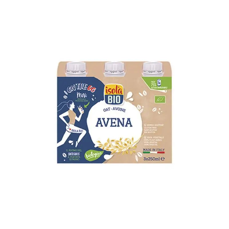 Isola Bebida Vegetal De Avena 3Udsx250Ml. Bio Sg Vegan