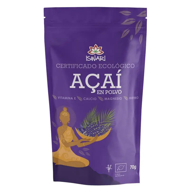 Iswari Acai Liofilizado Bio , 70 gr