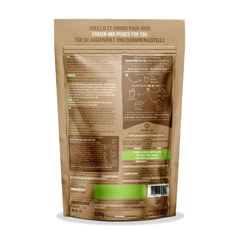 Iswari Psyllium Husk Bio 1 , 125 gr