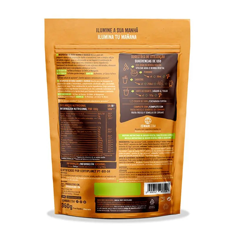 Iswari Buddha Awakening Mango-Baobab 360Gr. Bio