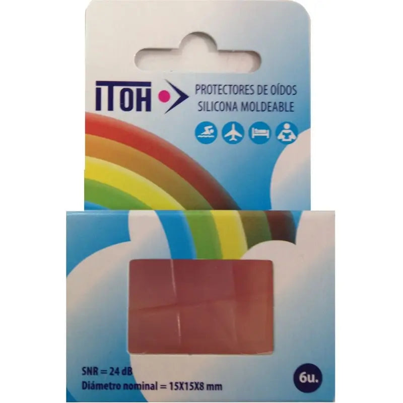 Itoh Silicone Earplug Case 6 units