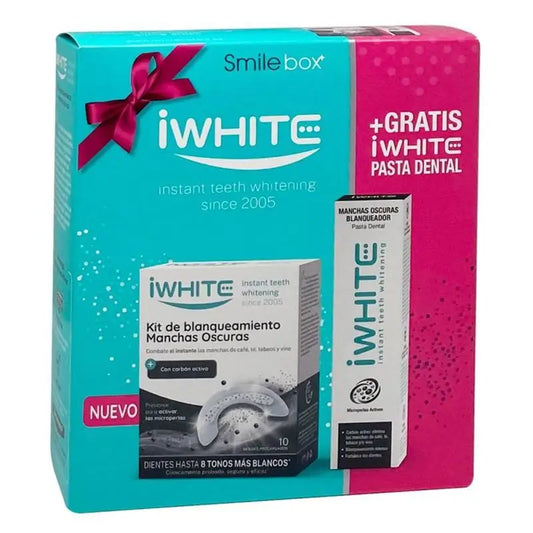 Iwhite Stain Kit Pack, 10 moulds + 75 ml paste gift set