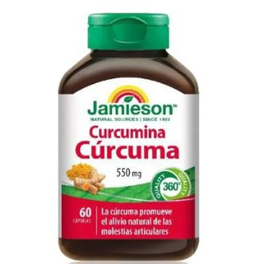 Jamieson Curcumina Curcuma 550Mg. 60Cap. 