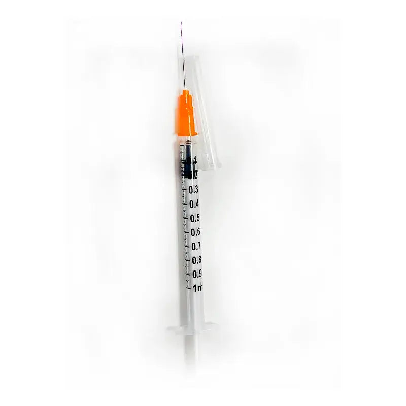 Syringe With Needle 1 Ml, 100 units (25gx25mm)