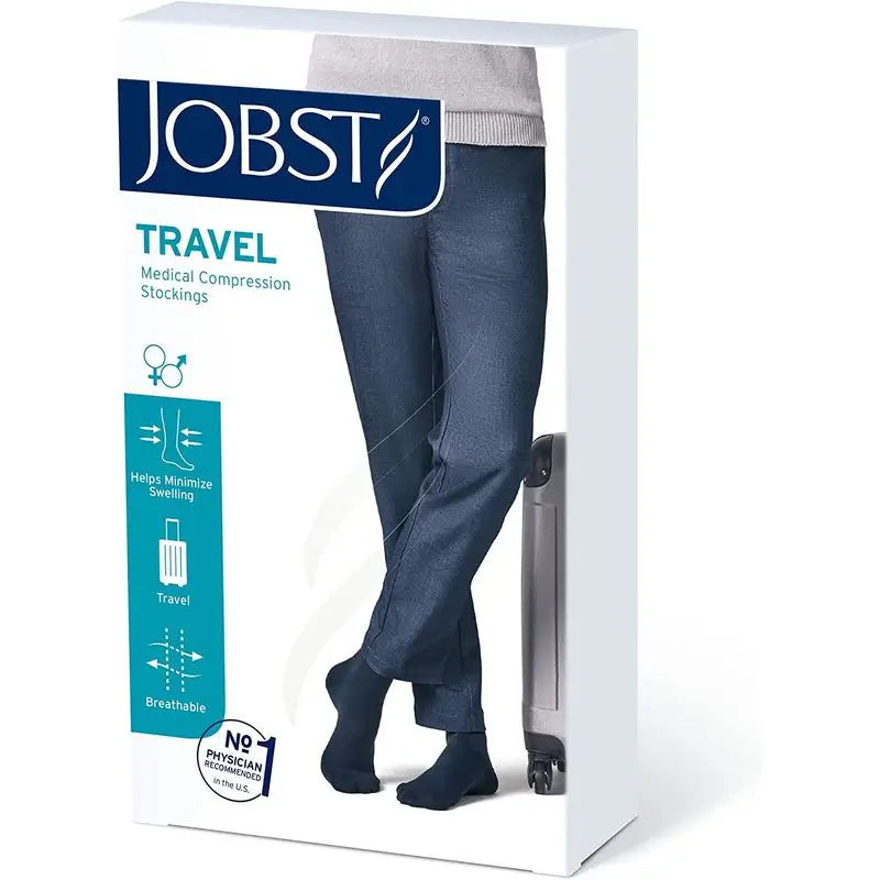 Jobst Calcetines Sport, Negro, Talla L, 15-20 Mmhg