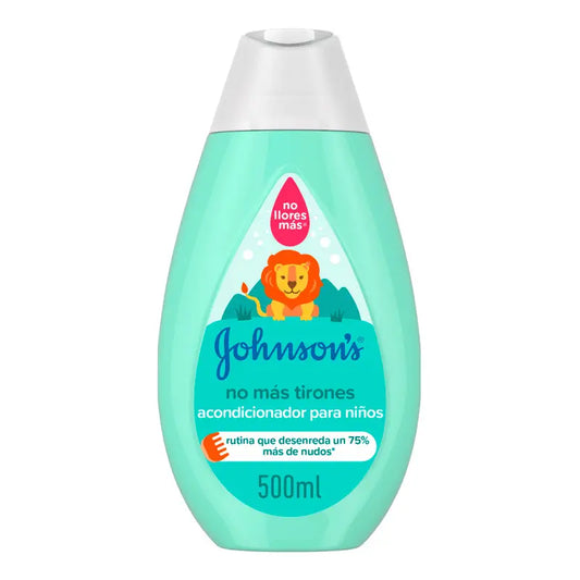 Johnson's Baby Acondicionador Desenredante, Cabello Largo o Rizado, Sin Lágrimas, Hipoalergénico, 500 ml