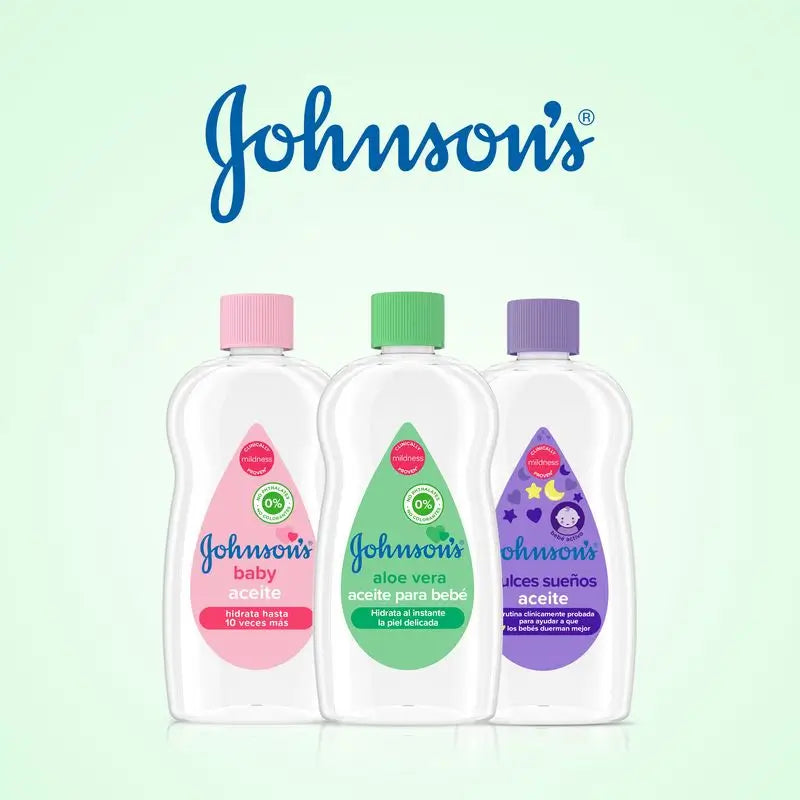 Johnson's Baby Aloe Vera Instant Moisturising and Nourishing Oil, 500ml