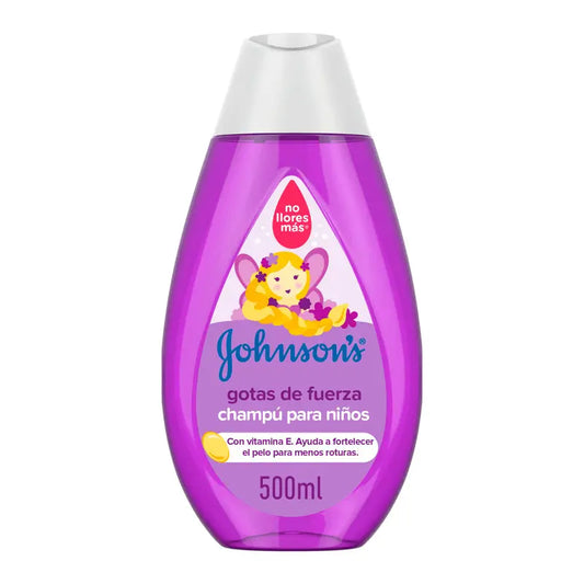 Johnson'S Baby Gotas de Fuerza Champú Para Niños, 500 ml