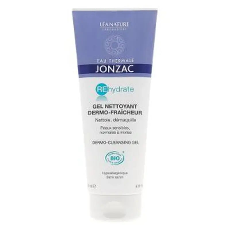 Jonzac Eco-Bio Rehydrate Gel Dermo-Limpiador Sin Jabon 200Ml. Bio