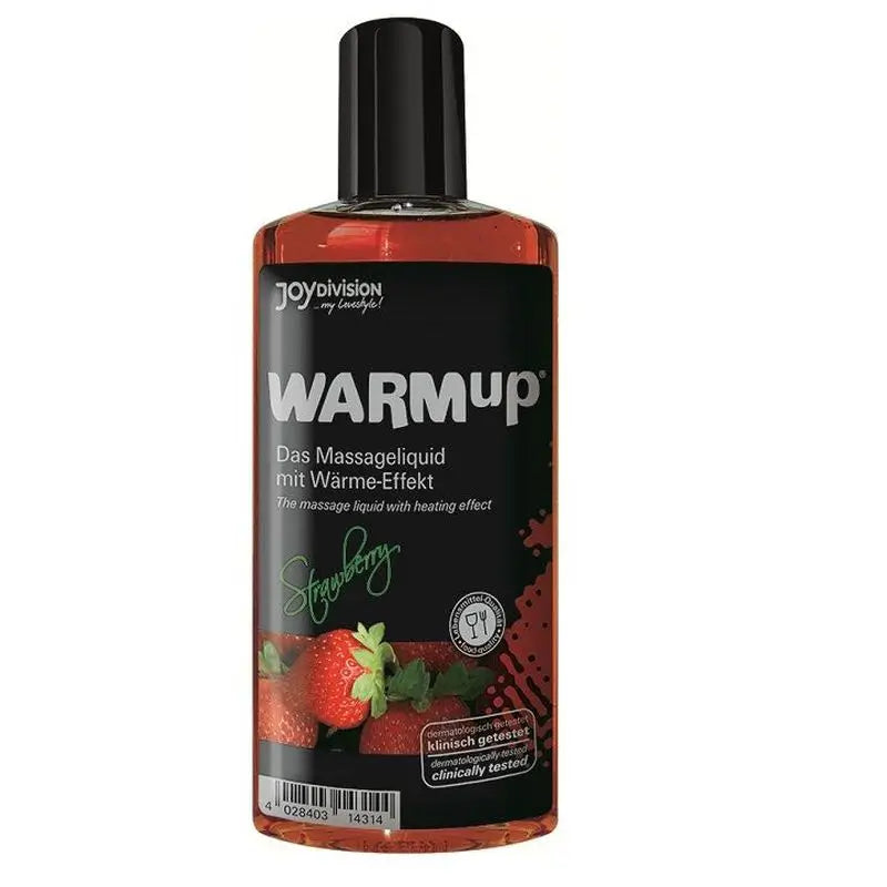 Joydivision Warmup Aceite De Masaje Efecto Calor Fresa 150Ml