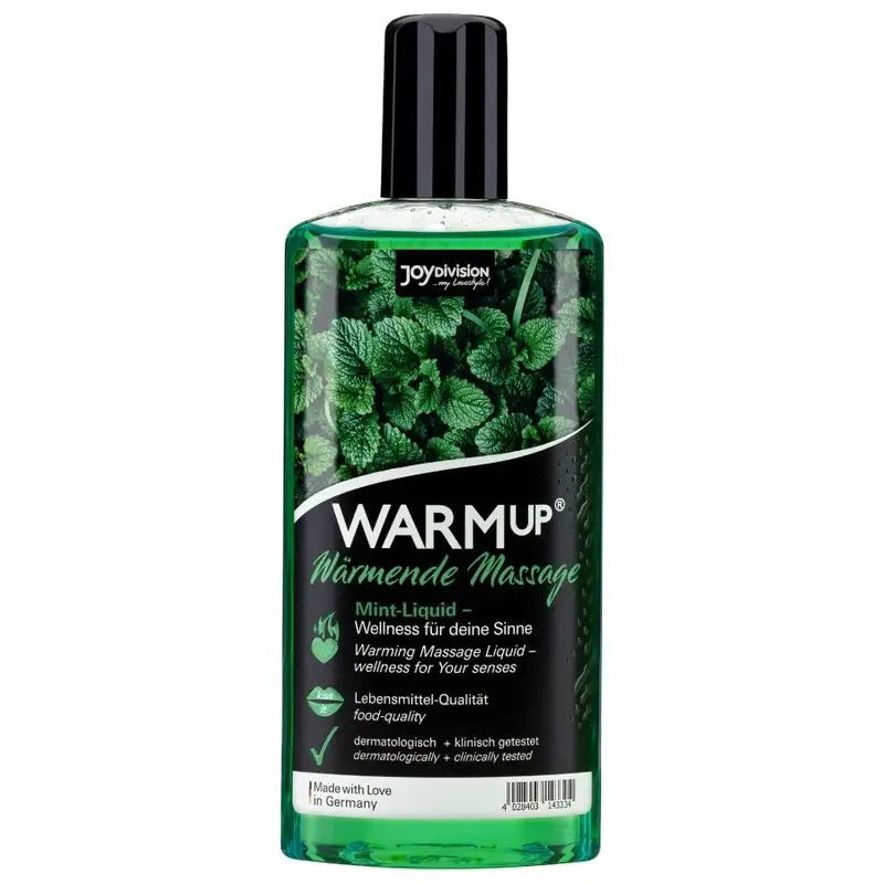 Joydivision Warmup Gel Masaje Efecto Calor - Menta 150 Ml