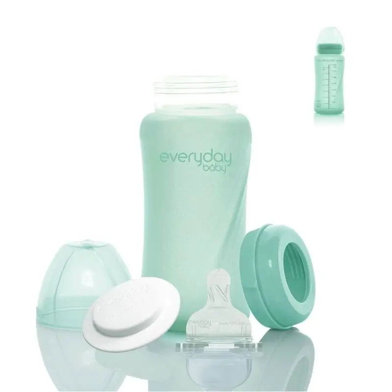 Joykids Glass Baby Bottle 240Ml Everyday Baby Mint