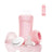 Joykids Glass Baby Bottle 240Ml Light Pink Everyday Baby