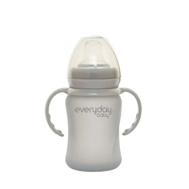 Joykids Glass Training Mug 150Ml Grey Everyday Baby