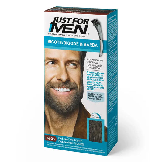 Just For Men Dark Brown Moustache and Beard at the best price