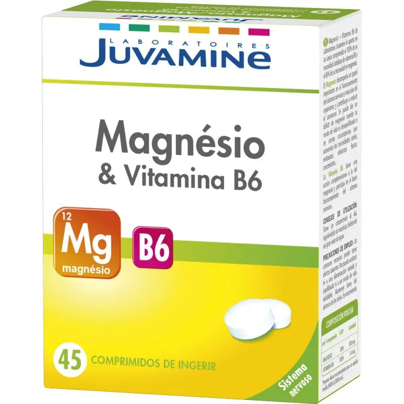 Juvamine Magnesium Vitamin B6 , 45 tablets