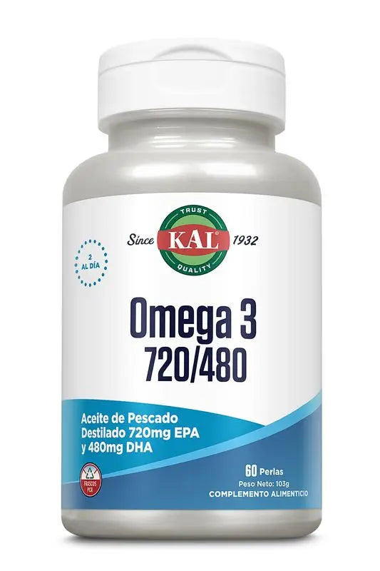 Kal Omega 3 720/480, 60 Perlas      