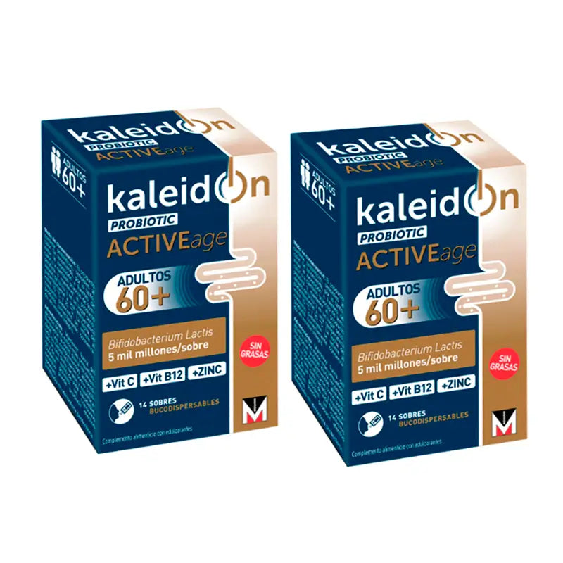 Kaleidon Active Age 60+ Probiotic Duplo, 2 x 14 sachets